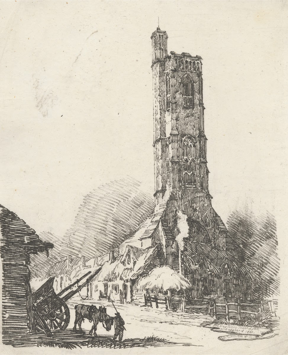 The Greyfriars Tower Lynn as it appeared 1801 1810 1811