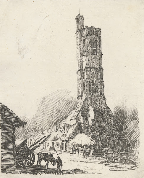 The Greyfriars Tower Lynn as it appeared 1801 1810 1811