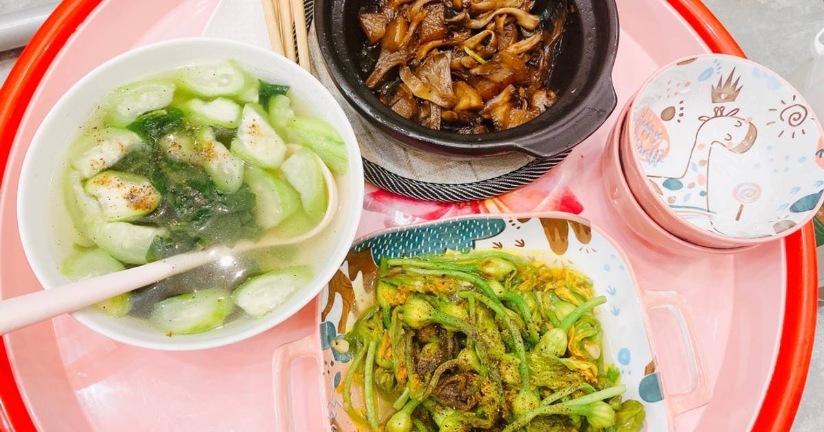 Mâm cơm chay cho tháng 7 😌