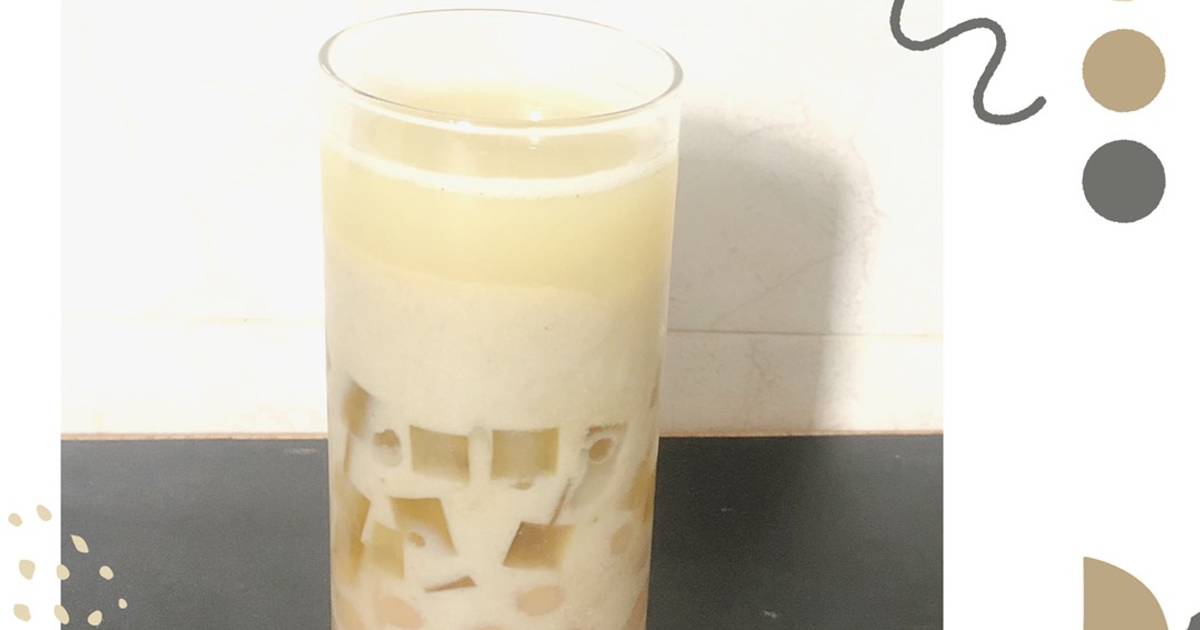 Trà sữa đậu xanh không đường thực dưỡng cho ngày thèm ngọt 🍵