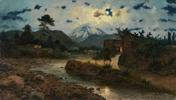 Night in Mexico in Front of Popocatepetl 1905