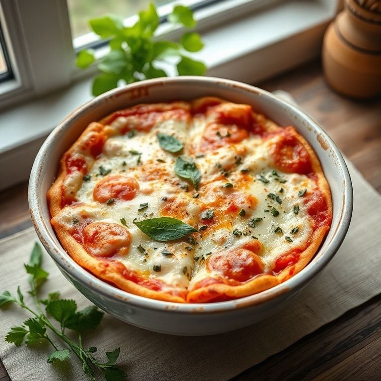 Easy Healthy Cottage Cheese Pizza Bowl Recipe – Quick & Nutritious