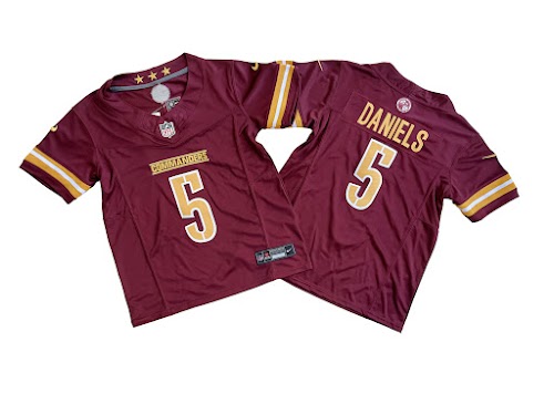 Youth Washington Commanders Jayden Daniels Nike Burgundy Vapor F.U.S.E. Limited Jersey.jpeg