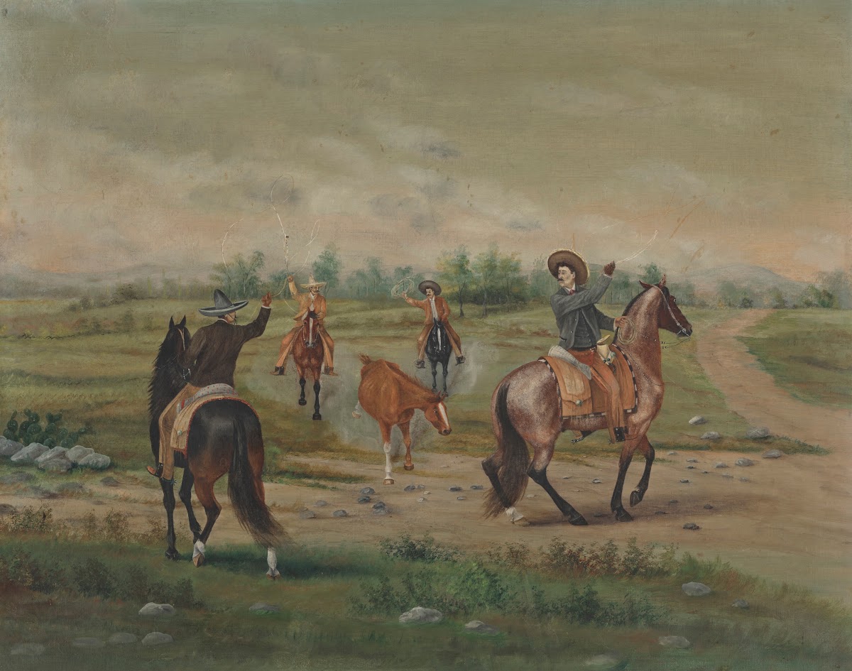 Charros en el campo