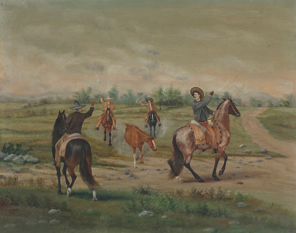 Charros en el campo