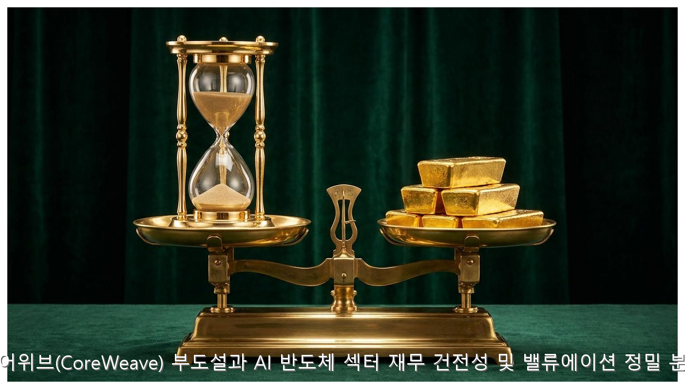 코어위브 부도설과 AI 반도체 재무 리스크 정밀 분석 핵심 안내 및 분석 인포그래픽 (6)