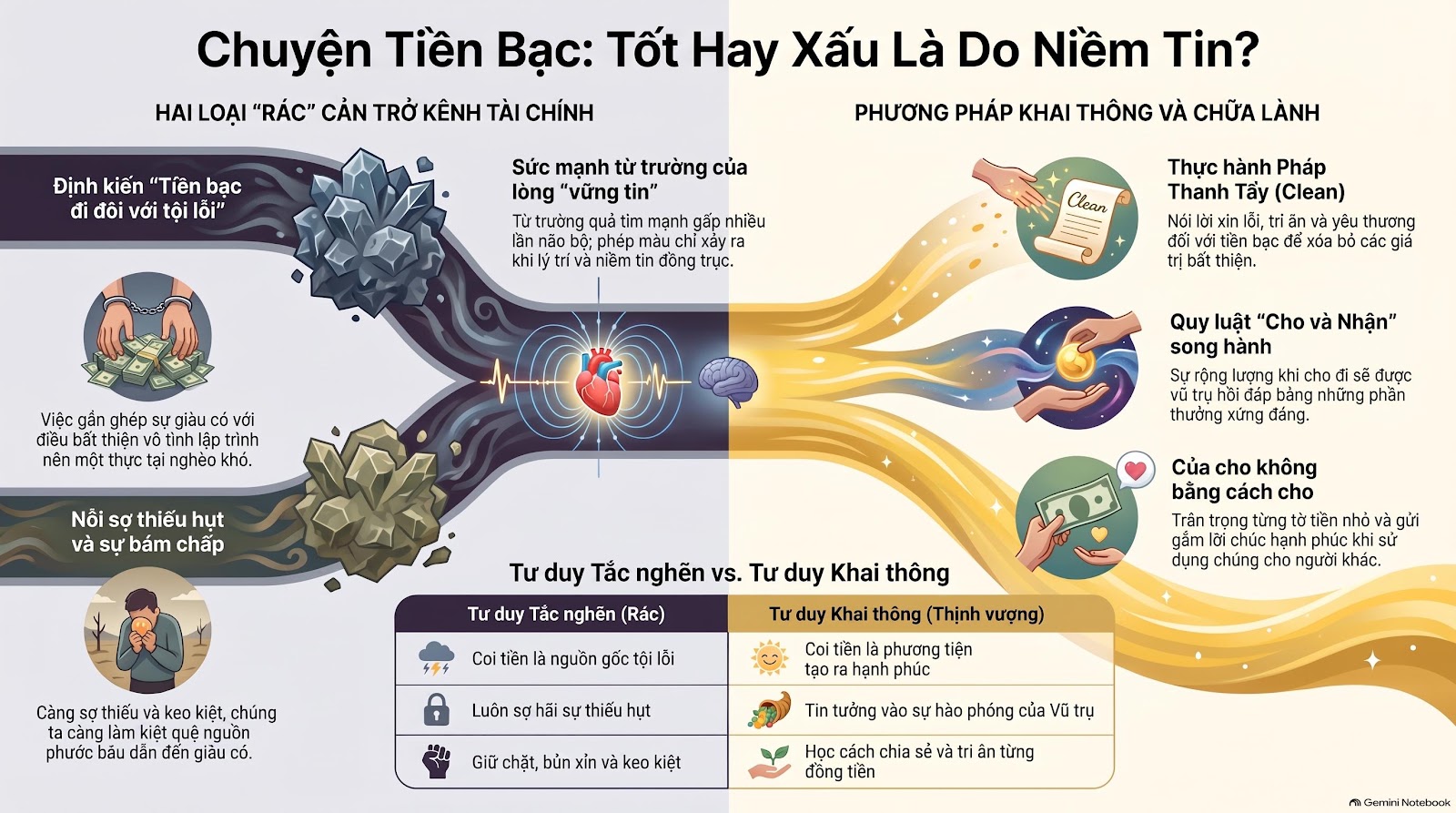 Chuyện tiền bạc - Tốt xấu do niềm tin 1
