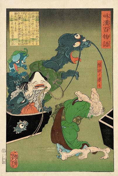 The Greedy Old Woman with a Box of Demons 1865