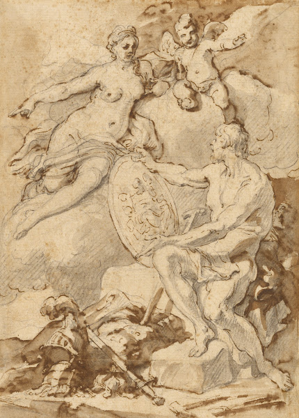 Venus Receiving from Vulcan the Arms of Aeneas 1704