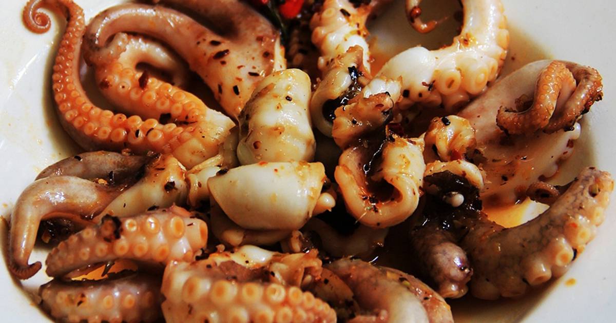 Bạch tuộc nướng muối ớt