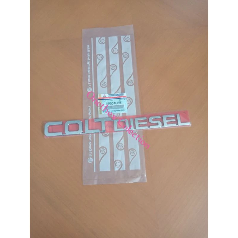 Stiker Original Mitsubishi KM004885 untuk Colt Diesel Canter yang Awet
