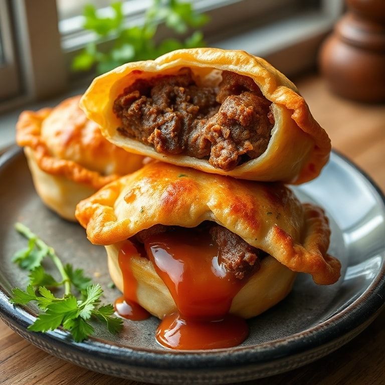 Irresistible Chinese Crispy Beef Meat Pies You’ll Love – Easy Homemade Dinner finished