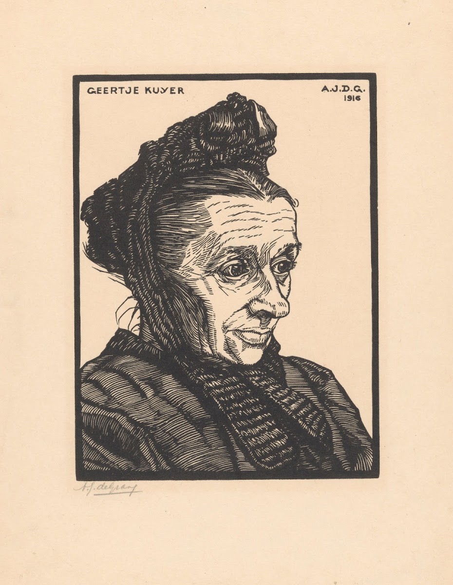 Portrait of Geertje Kuijer 1916