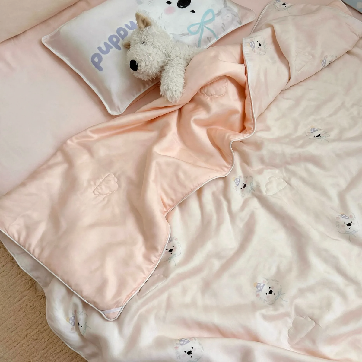 Summer blanket for children made from Lyocell fiber