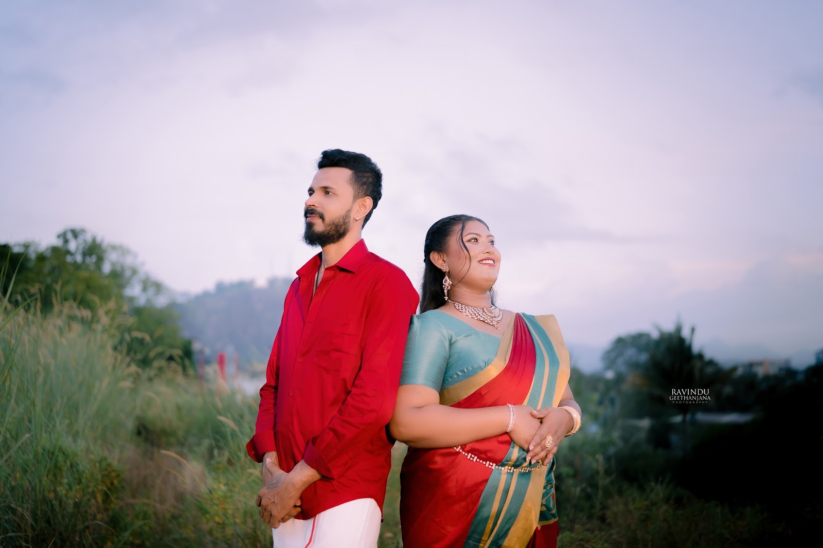 Gayani and Damith pre-wedding photoshoot - romantic outdoor couple photography