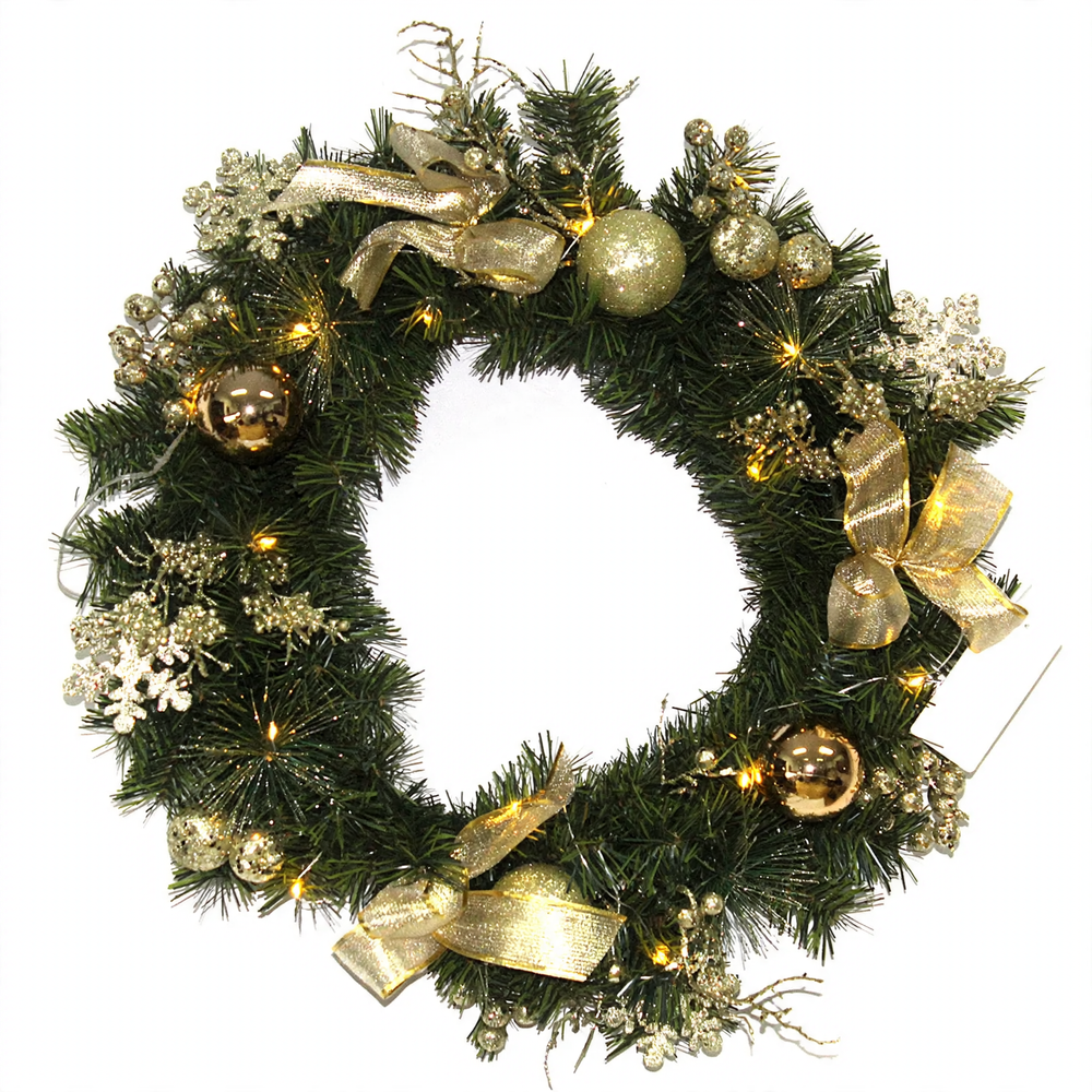 PVC Christmas wreath for door and tree
