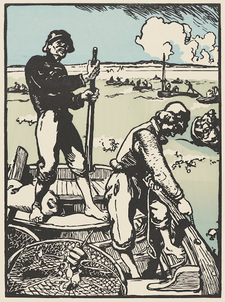 Loups de Mer Shrimp Fishermen 1898