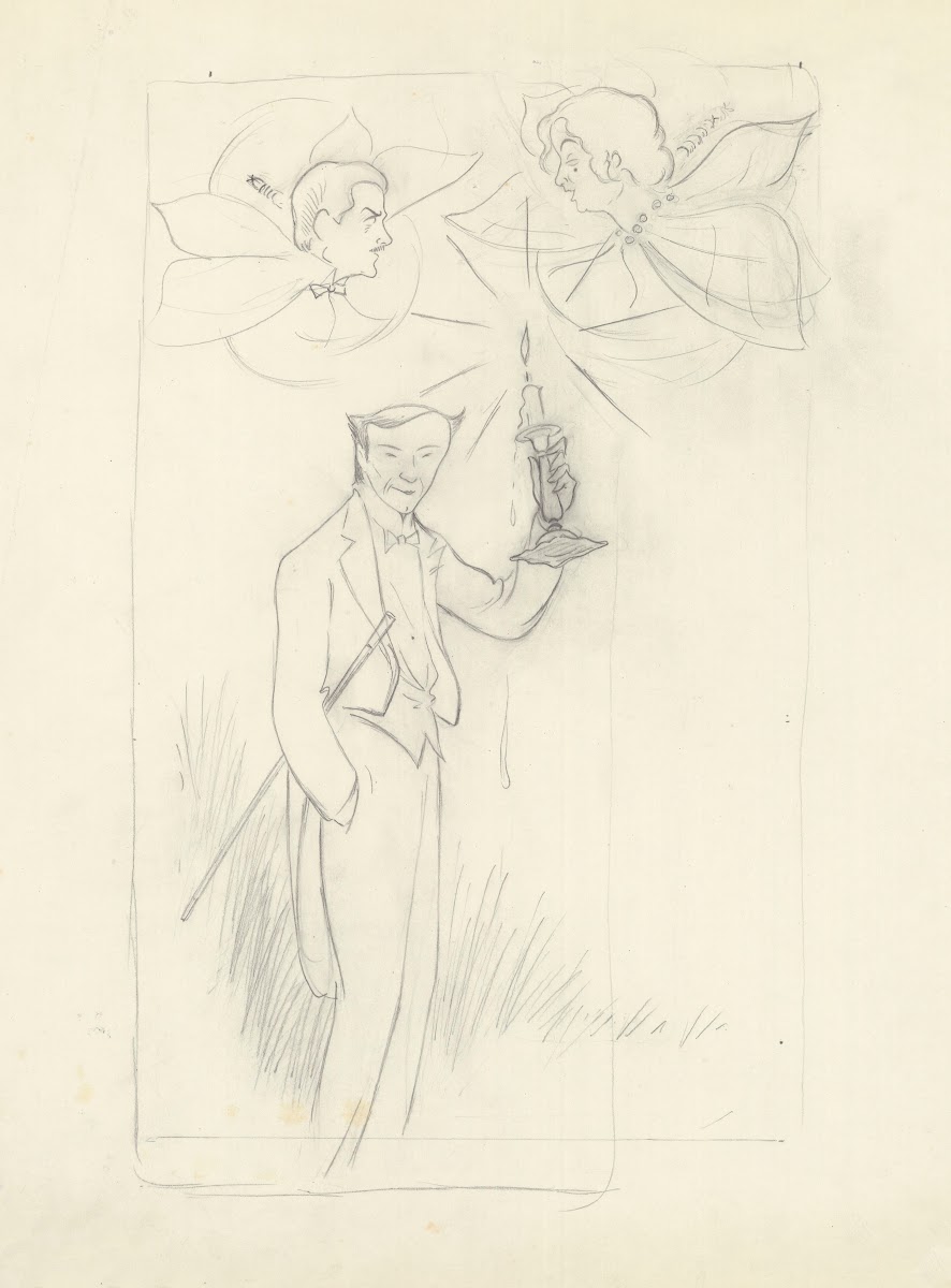 Yvonne de Bray et Paul Capellani dans Le phalène dHenry Bataille 1913