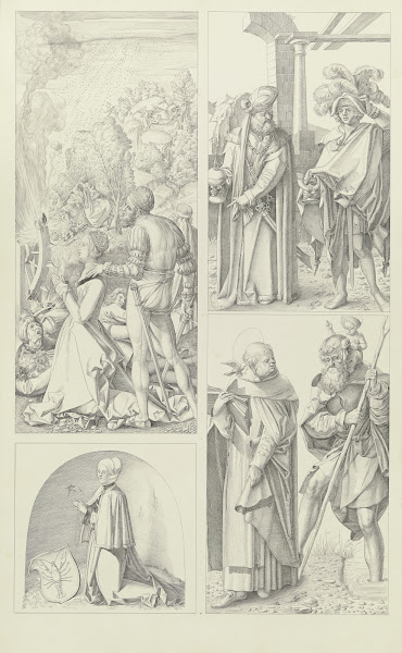 Der rechte Flügel des Heller Altares ca 1871