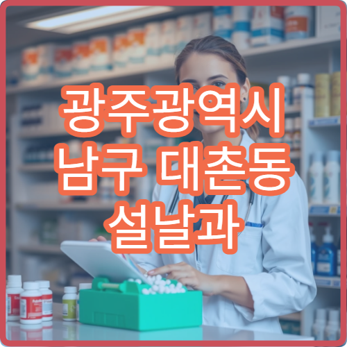 광주광역시 남구 대촌동 설날과 구정 연휴에 이용 가능한 약국 안내