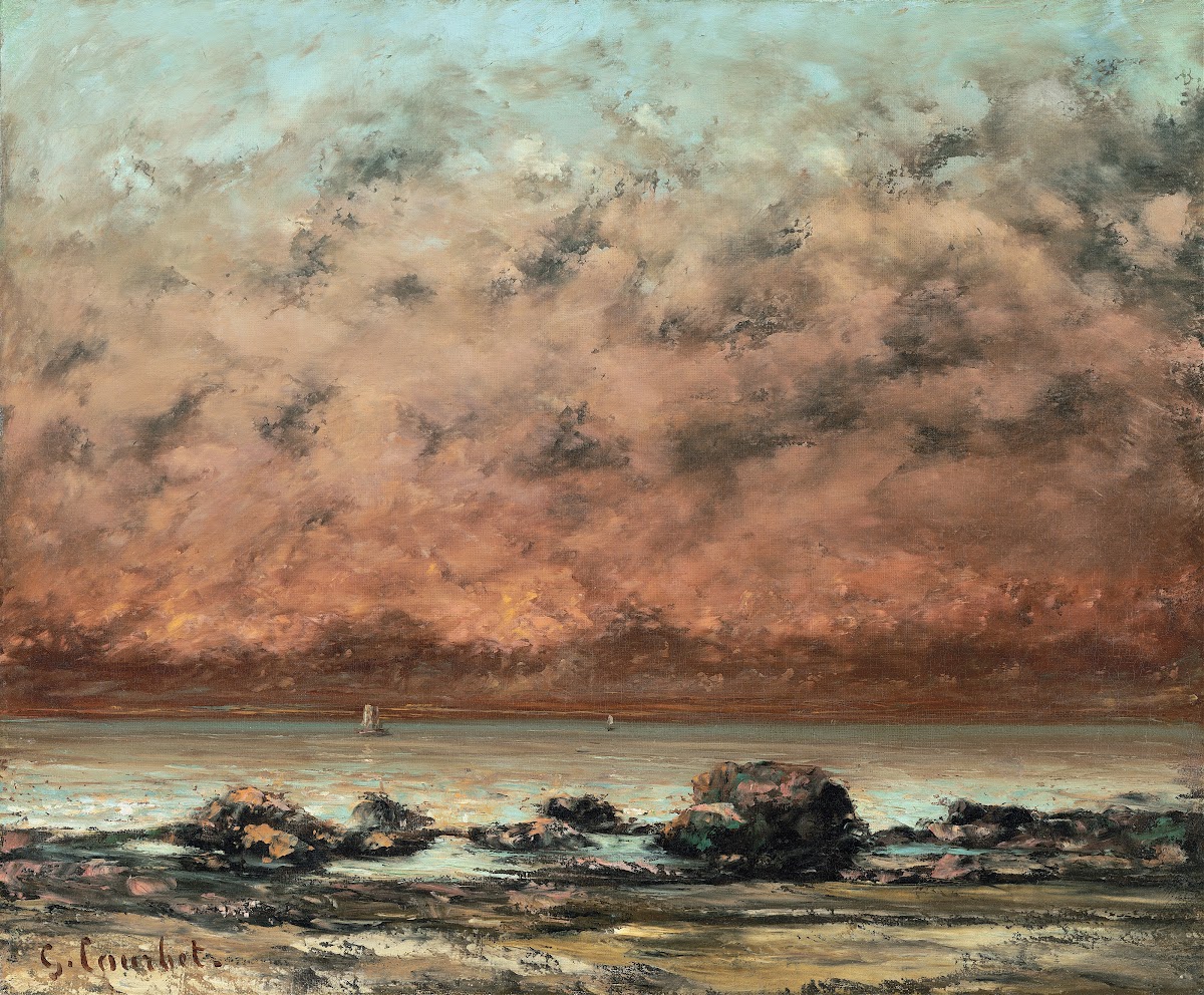 The Black Rocks at Trouville 1865 1866