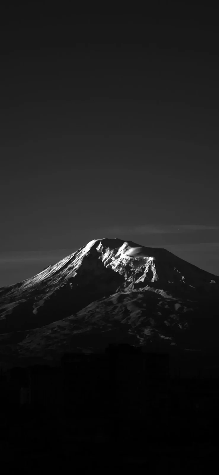 Majestic Snowy Mountain Peak - Landscape Photography Full HD iPhone Wallpaper (1125x2436)