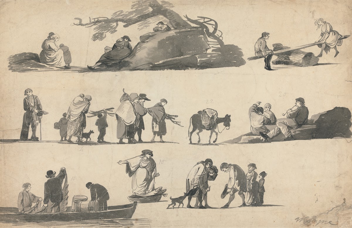 Sheet of Figure Sketches