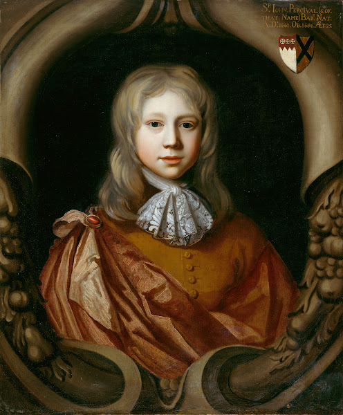 Portrait of Sir John Perceval 3rd Bt 1660 1686 c1670 1674