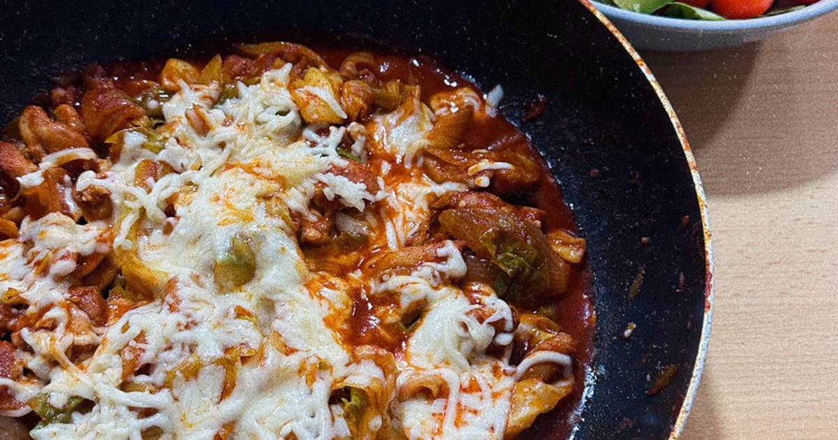 Gà xào bắp cải phô mai