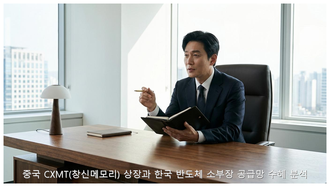 중국 CXMT(창신메모리) 상장과 한국 반도체 소부장 공급망 수혜 분석 핵심 안내 및 분석 인포그래픽 (2)