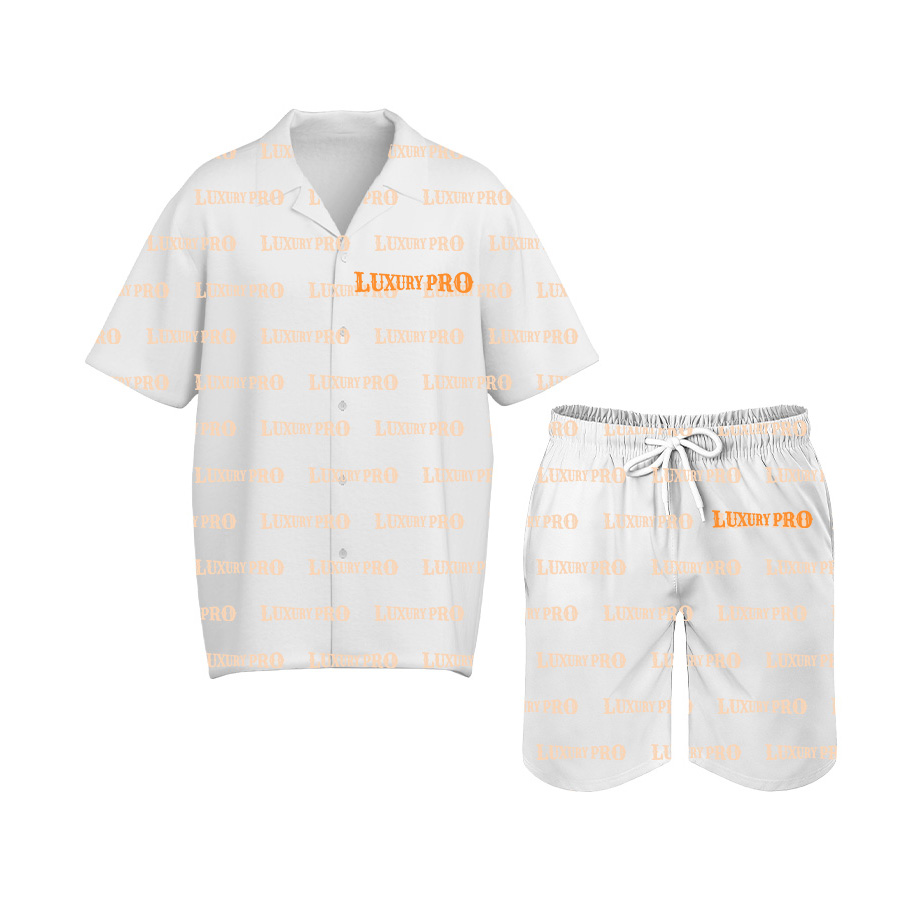 Kids' Brazilian Collar Shirt + MEG Kids' Beach Shorts - Four-Way Stretch