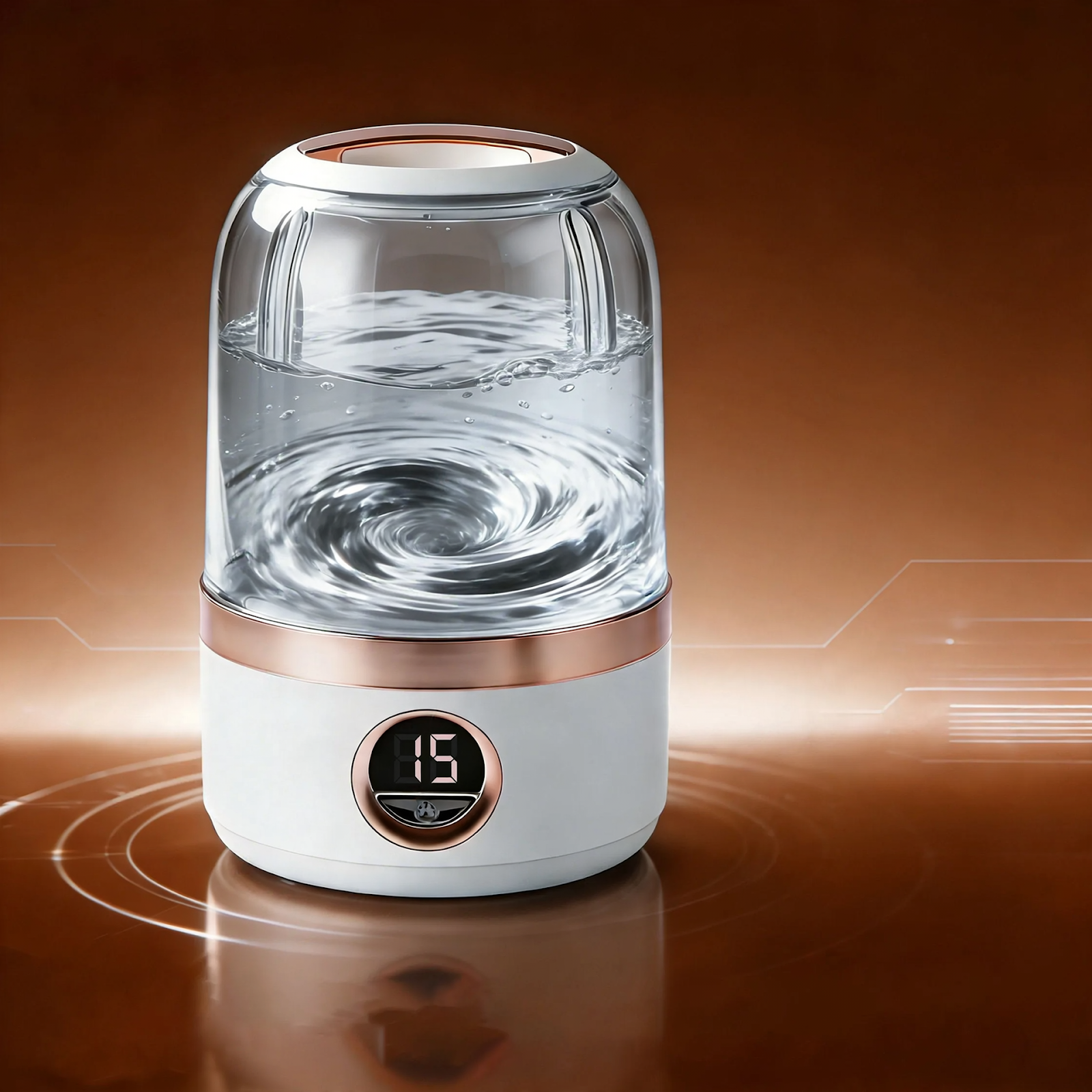 Portable laundry washing machine DF02 with digital display