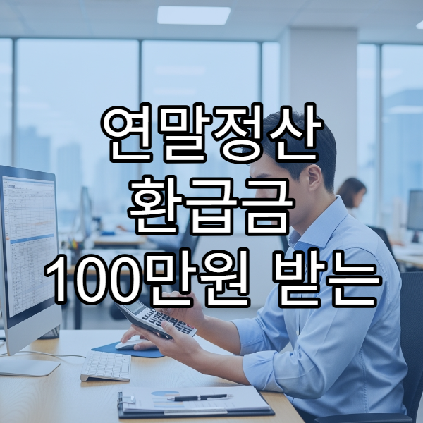 연말정산 환급금 100만원 받는 사람들의 공통점 정리
