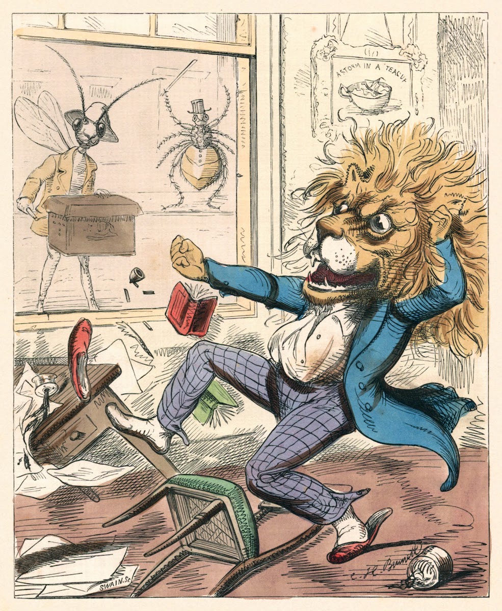 The Lion And The Gnat 1857