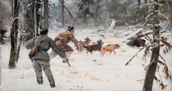 Bear hunting 1898