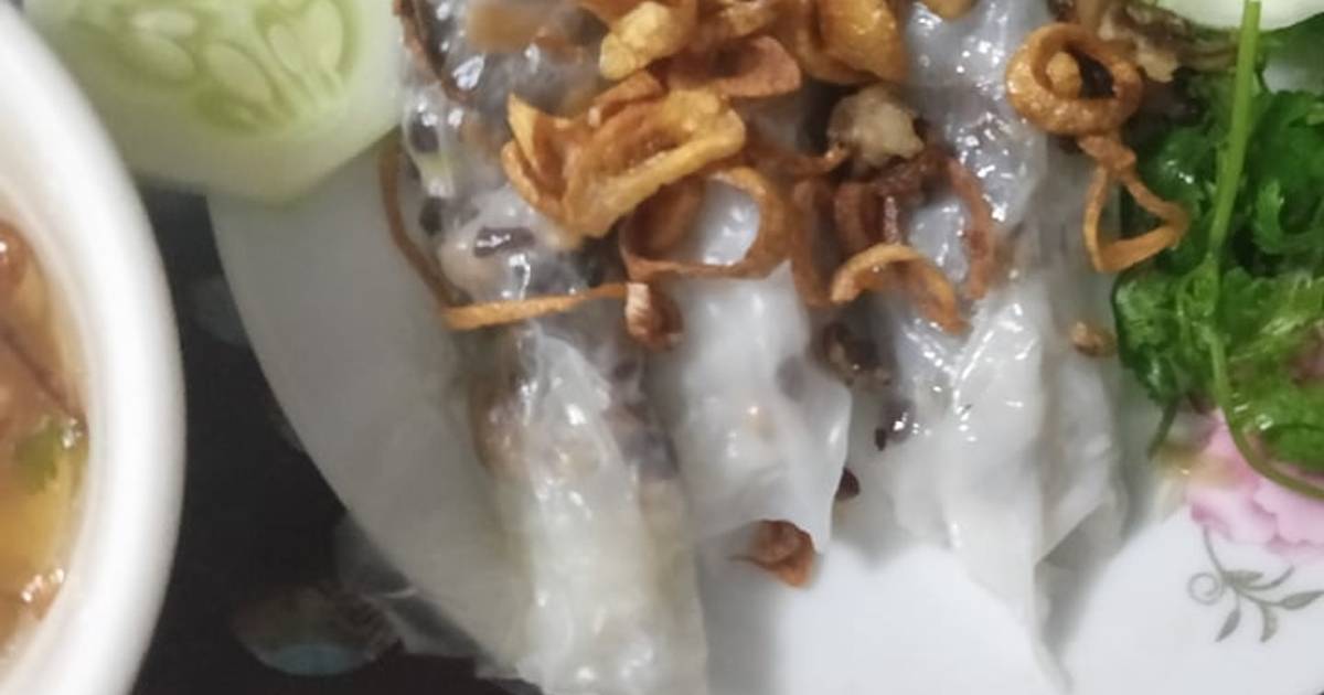 Bánh cuốn NÓNG từ bánh ĐA NEM