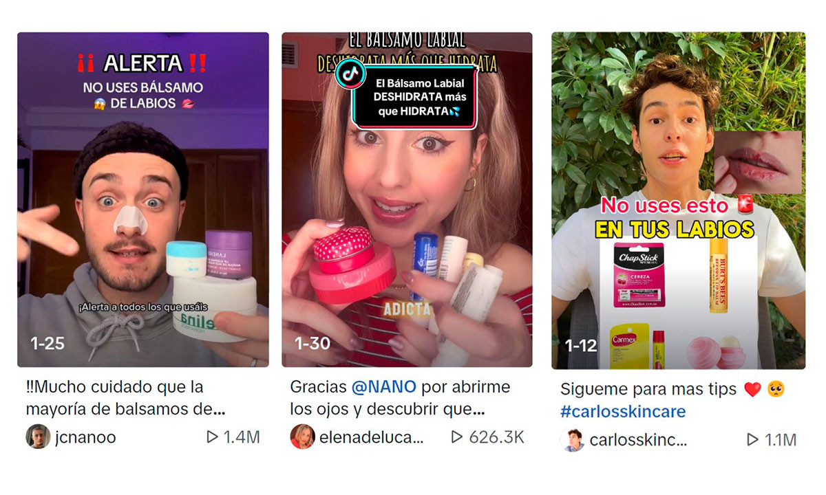 ¿Son los bálsamos labiales un engaño? Por qué es aconsejable consultar sus ingredientes