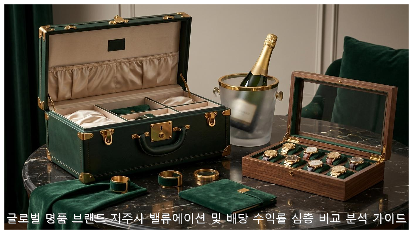 글로벌 명품 브랜드 지주사 밸류에이션 및 배당 수익률 심층 비교 분석 가이드 핵심 안내 및 분석 인포그래픽 (3)
