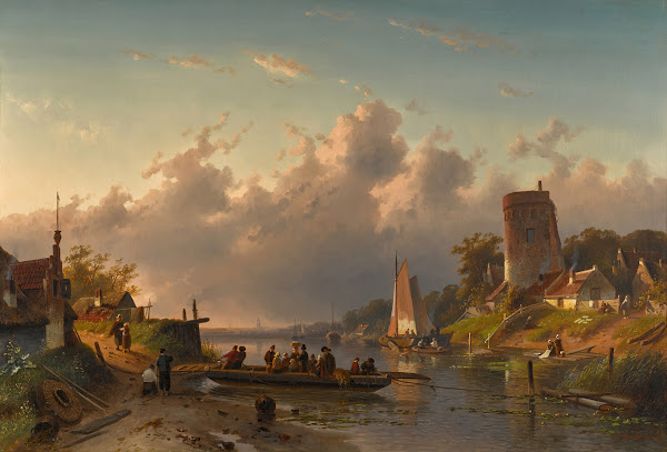 Evening at the Riverbank 1867