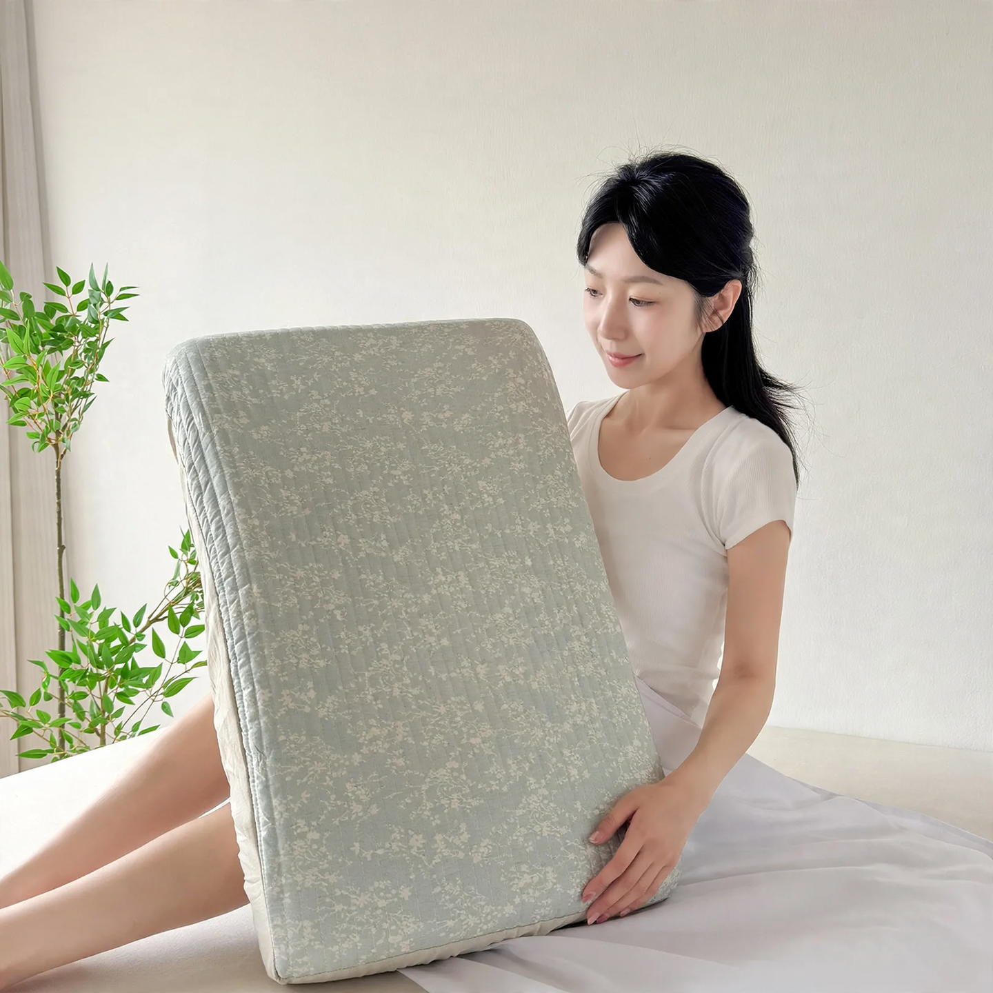 Pillowcase, cotton, 48 × 74 cm