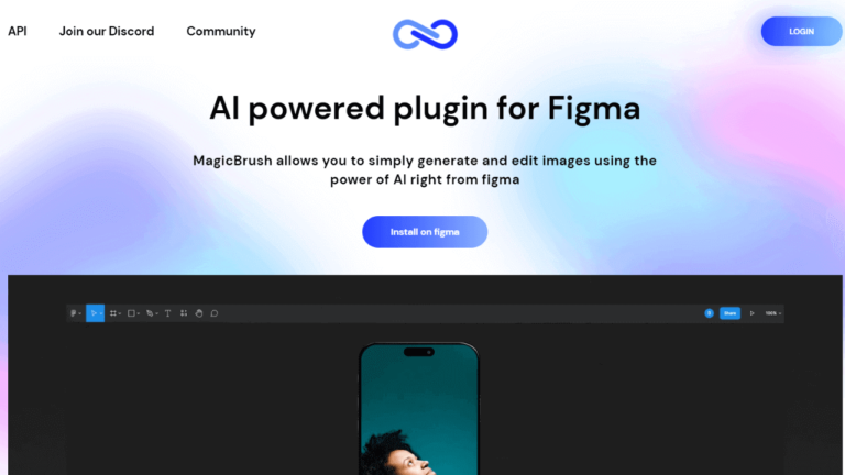 Captura de Magic Brush AI