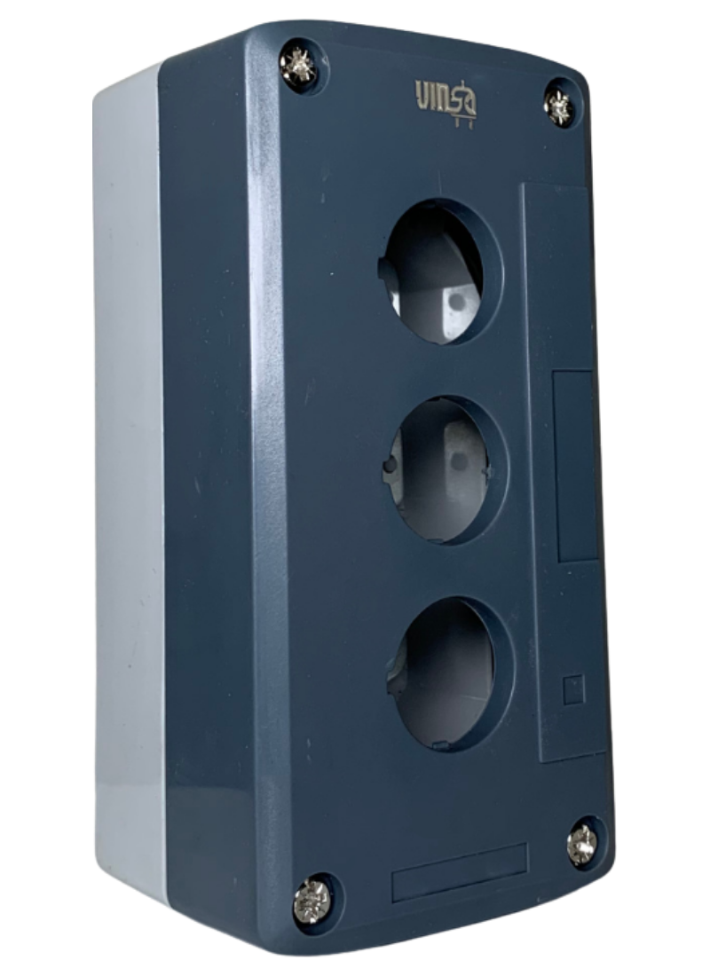 Panel Kendali Kosong XALD03 - Enclosure 3 Lubang 22 mm