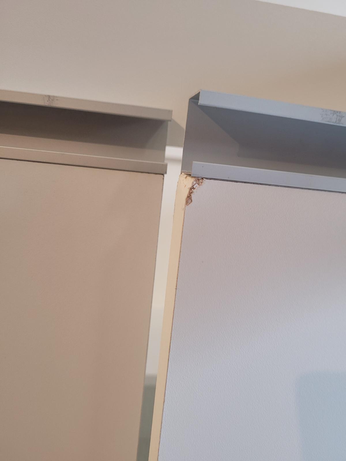 BAJO MESADA ARCO 1.40 2P 3C BLANCO ALUM.