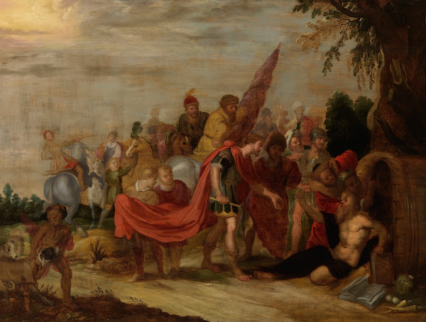Alexander and Diogenes 17th century