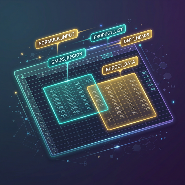 Named Range Trong Excel: Đặt Tên Cho Vùng Dữ Liệu Để Công Thức Dễ Đọc Hơn