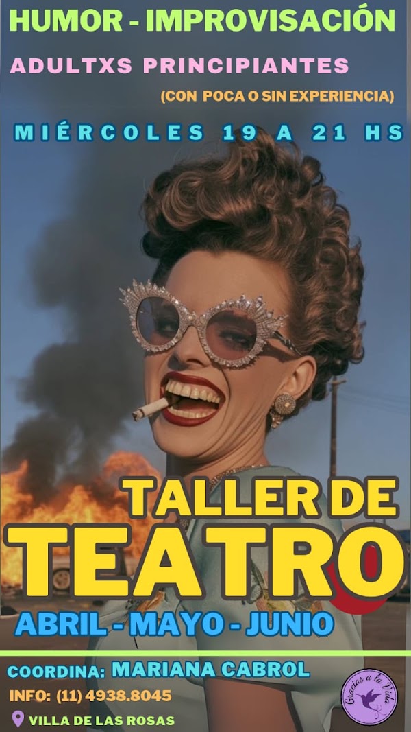 TALLER DE TEATRO ORIENTADO AL HUMOR
