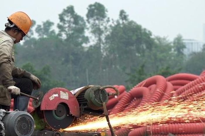 Cầu Ngọc Hồi hối hả thi công nối đôi bờ Hà Nội - Hưng Yên - Báo Sức Khỏe &amp; Đời Sống