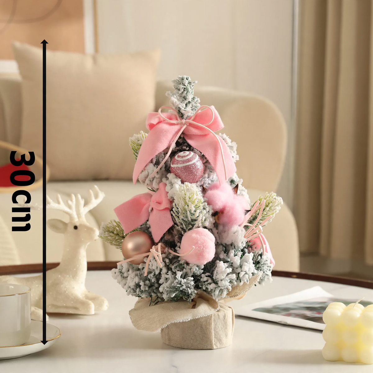 Decorative Table Christmas Tree Sets with Lighting