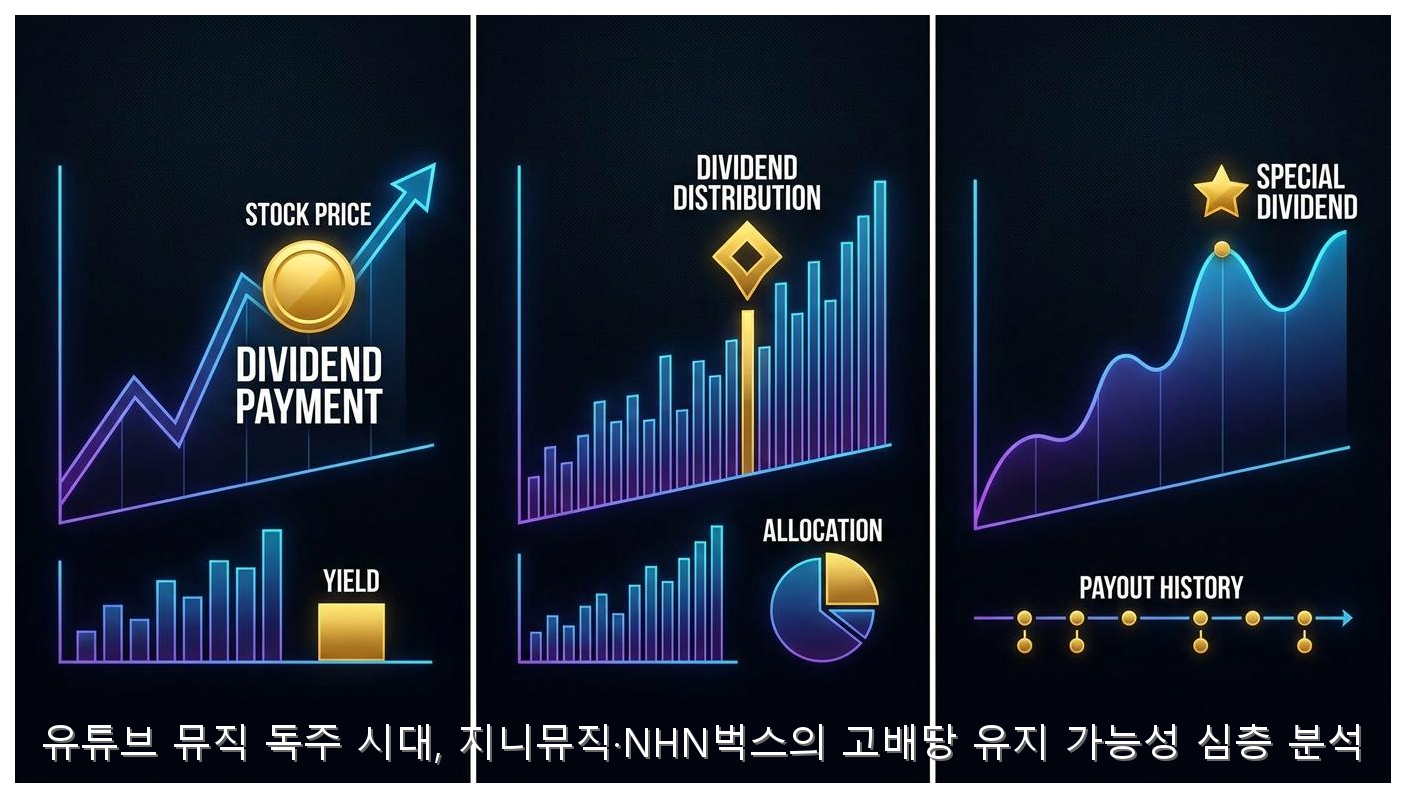 유튜브 뮤직 독주 시대, 지니뮤직·NHN벅스의 고배당 유지 가능성 심층 분석 핵심 안내 및 분석 인포그래픽 (7)