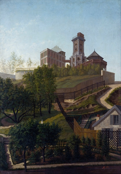 La Tour Solférino à Montmartre 1860